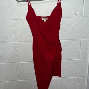 Red wrap dress only worn once